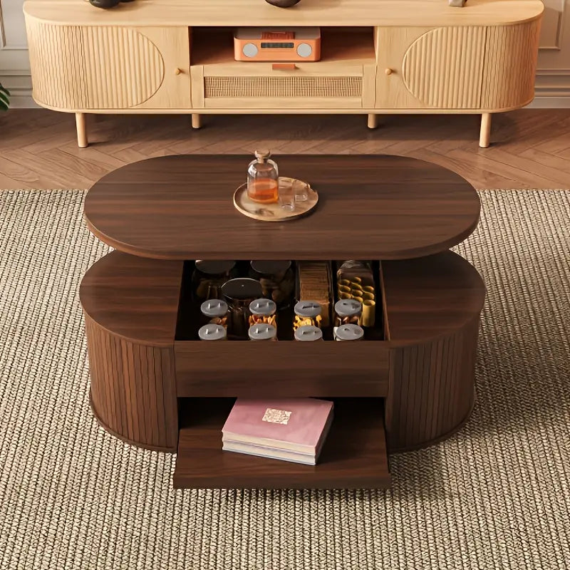 Verstelbare Bamboe Salontafel – Modern & Functioneel