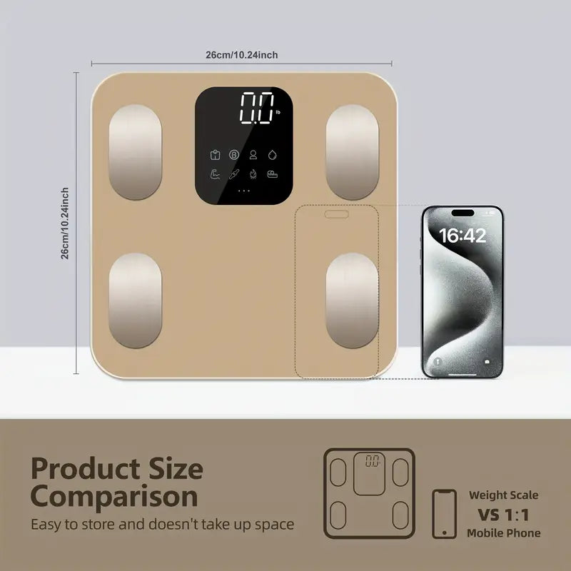 Digitale Weegschaal – Capaciteit 181 kg, met LED-display