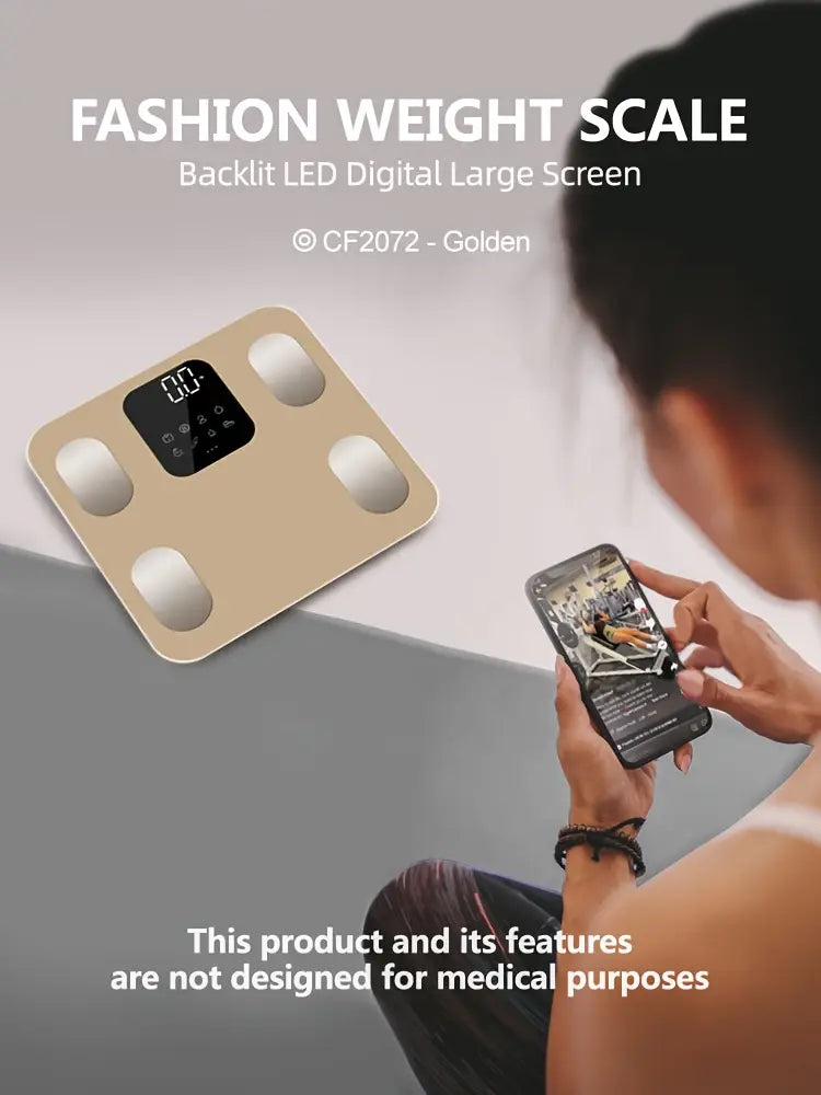 Digitale Weegschaal – Capaciteit 181 kg, met LED-display