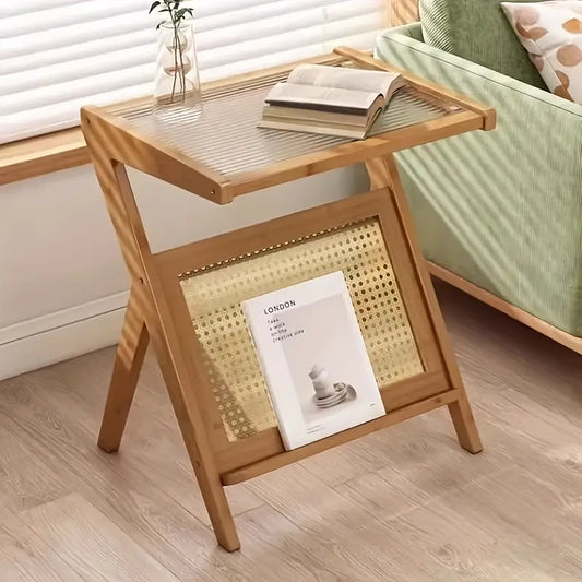 Minimalistische Bamboe Bijzettafel