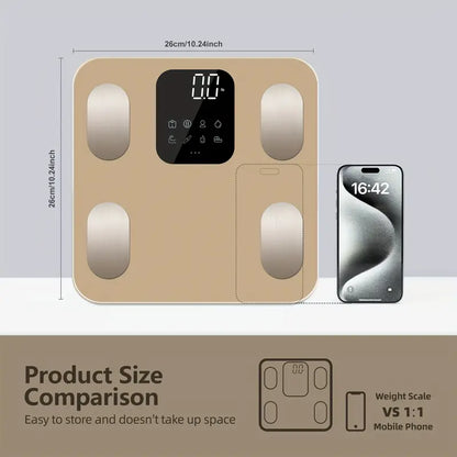 Digitale Weegschaal – Capaciteit 181 kg, met LED-display